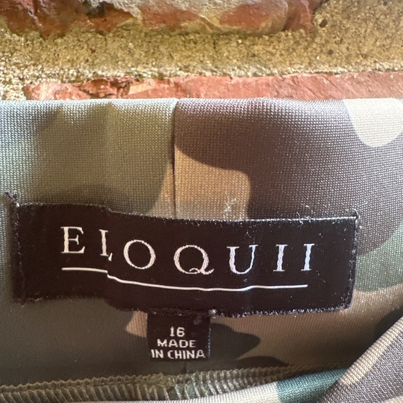 Eloquii Camo Midi skirt - Size 16 - Picture 3 of 7